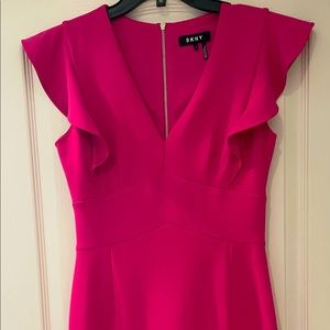 DKNY Magenta "Barbie Pink" Dress - Size 4 - EUC!